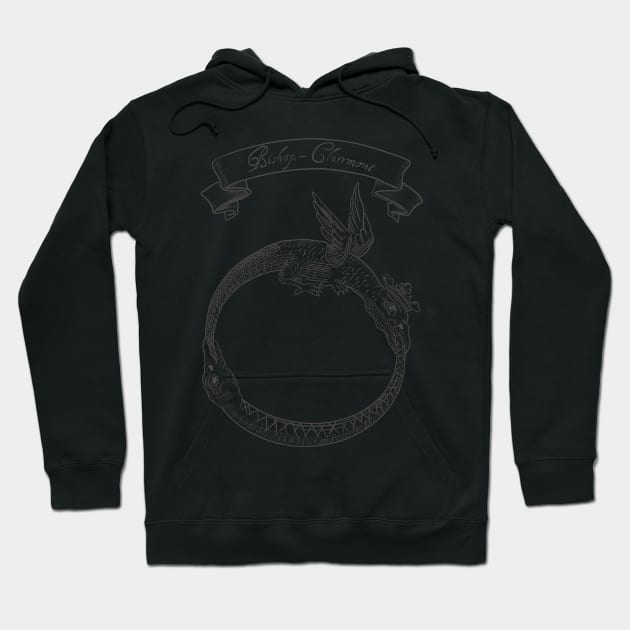 Bishop- Clairmont Ouroboros Hoodie by JessCarrsArt